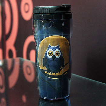 環保曲線杯-油畫布